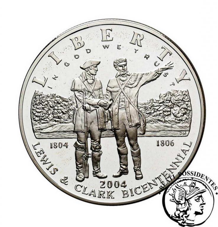 USA 1 $ Dolar 2004 Lewis & Clark st.L/L-