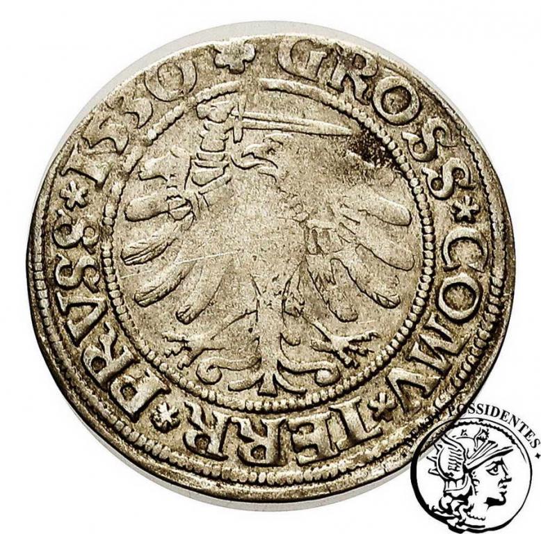 Zygmunt I Stary grosz pruski 1530 st. 2-