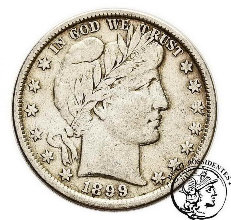 USA 1/2 $ 1899 Philadelphia st. 3