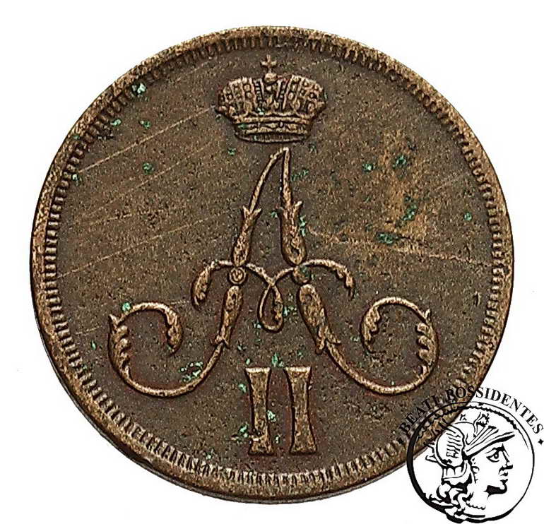 Polska 1/2 kopiejki 1861 BM Aleksander II st. 3-