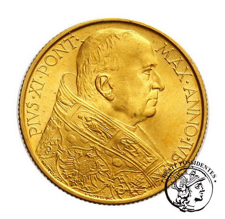 Watykan 100 Lirów 1933-34 Pius XI st. 1-