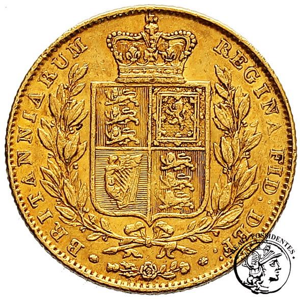 Wielka Brytania Wiktoria Suweren 1843 -RR- st. 3