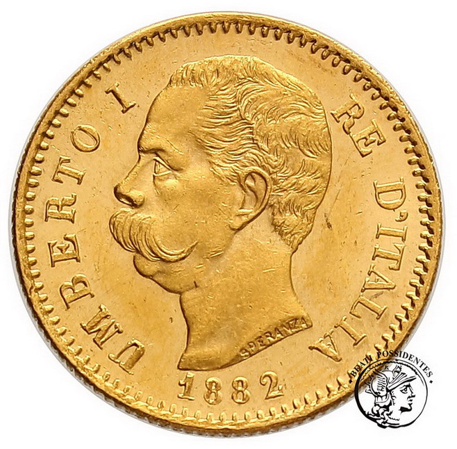 Włochy 20 Lirów 1882 R st. 1-