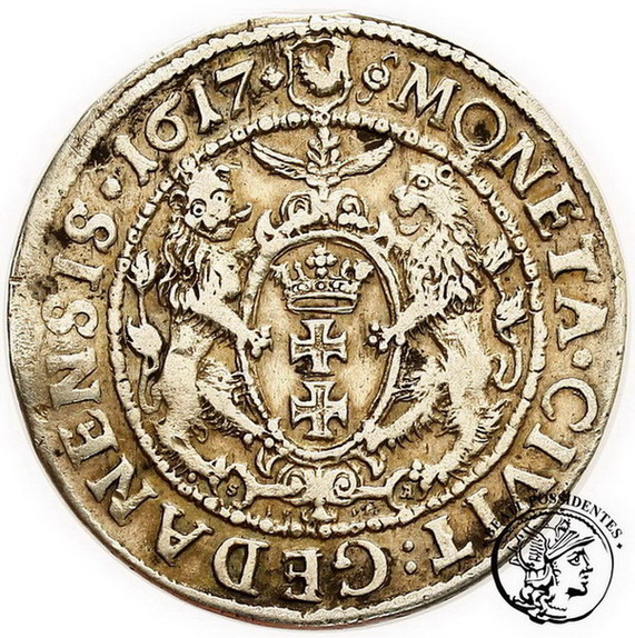 Zygmunt III Waza ort gdański 1617 st. 3