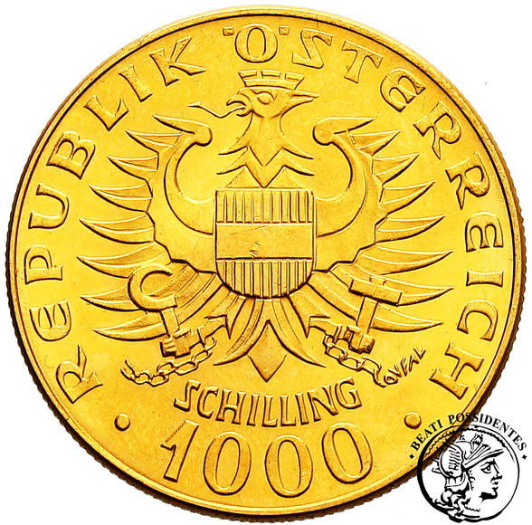 Austria Rep. 1000 szylingów 1976 Babenberg st1/1-
