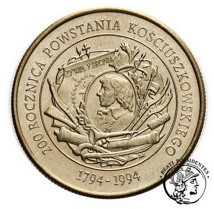 III RP 20 000 zł 1994 Powst. Kościuszkowskie st2