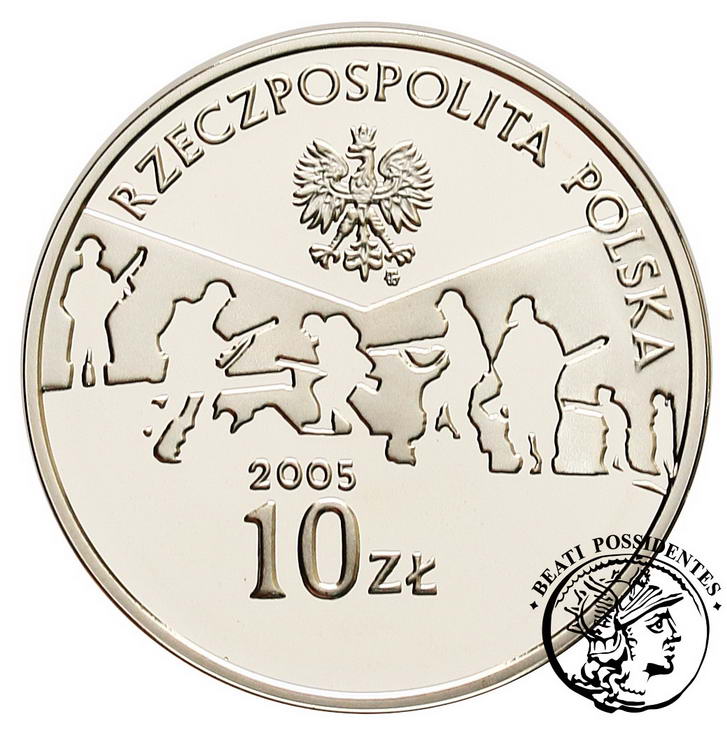 10 zł 2005 Rocznica Zakończenia II WŚ st. L