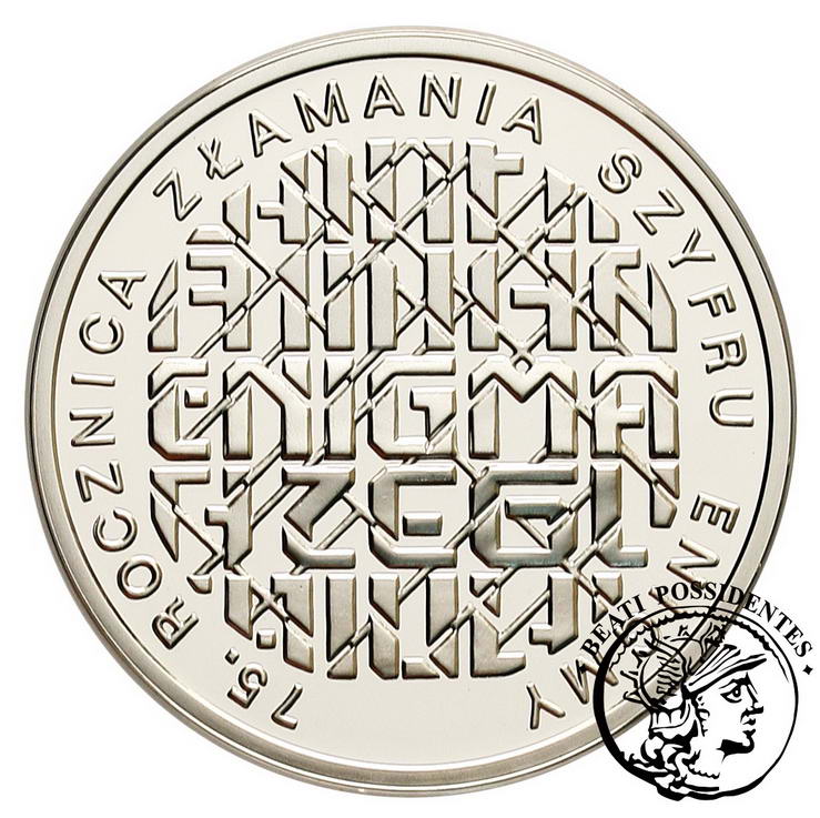 III RP 10 zł 2007 Enigma st. L