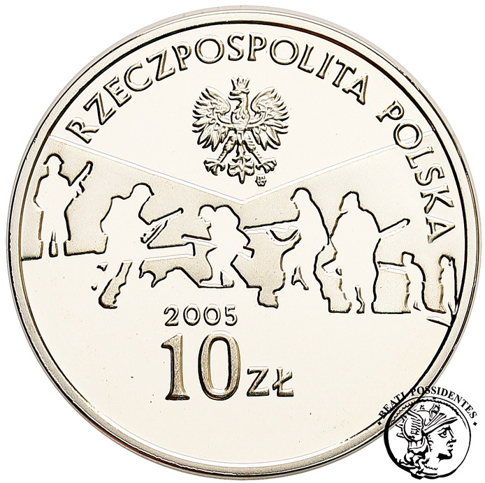 10 zł 2005 Rocznica Zakończenia II WŚ st. L