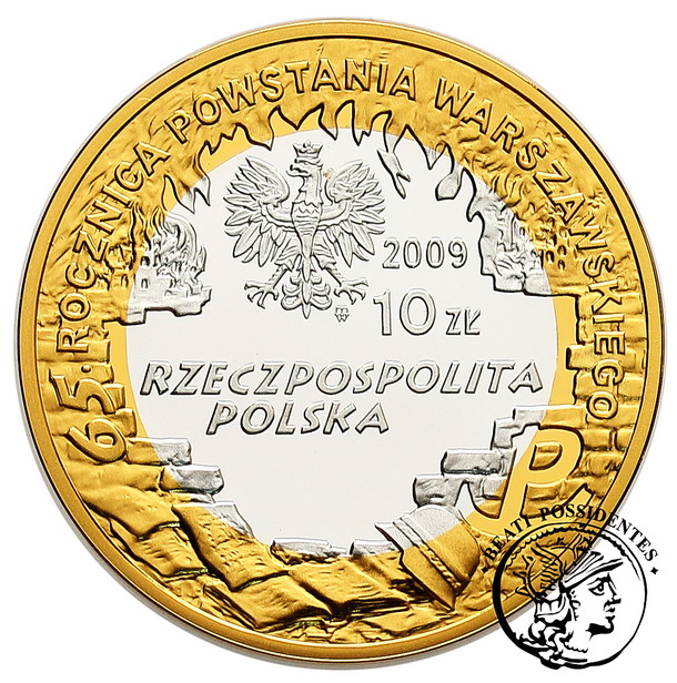 III RP 10 zł 2009 K. K. Baczyński st. L