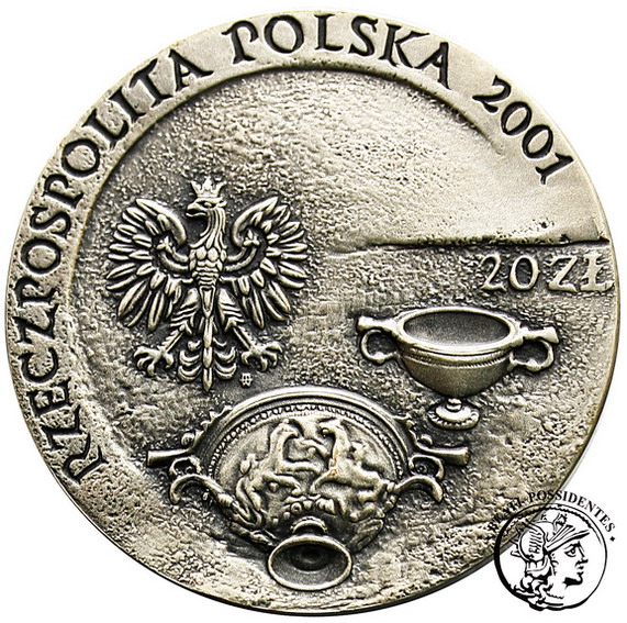Polska III RP 20 zł 2001 Szlak Bursztynowy st.1