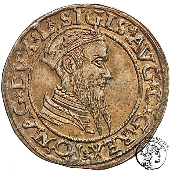 Zygmunt II August czworak lit 1566 st. 2+