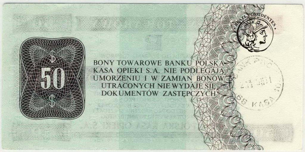 Polska 50 $ dolarów 1979 PEWEX st. 2+