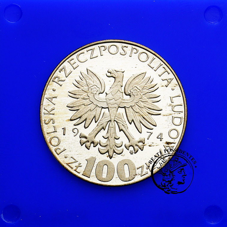 Polska PRL 100 zł 1974 Skłodowska st. L