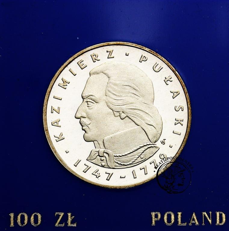 Polska PRL 100 zł 1976 Pułaski st. L / L-
