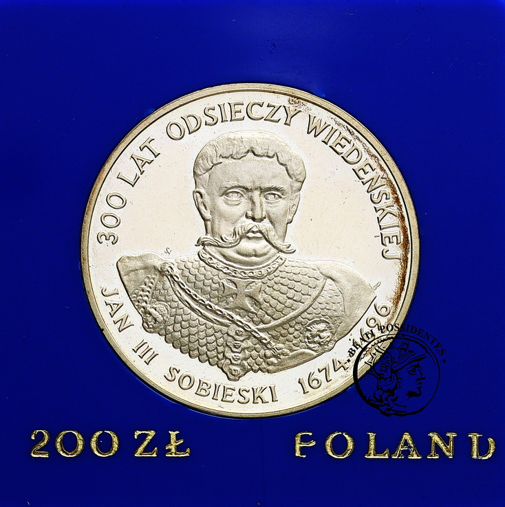 Polska PRL 200zł 1983 Jan III Sobieski 1983 st.L-