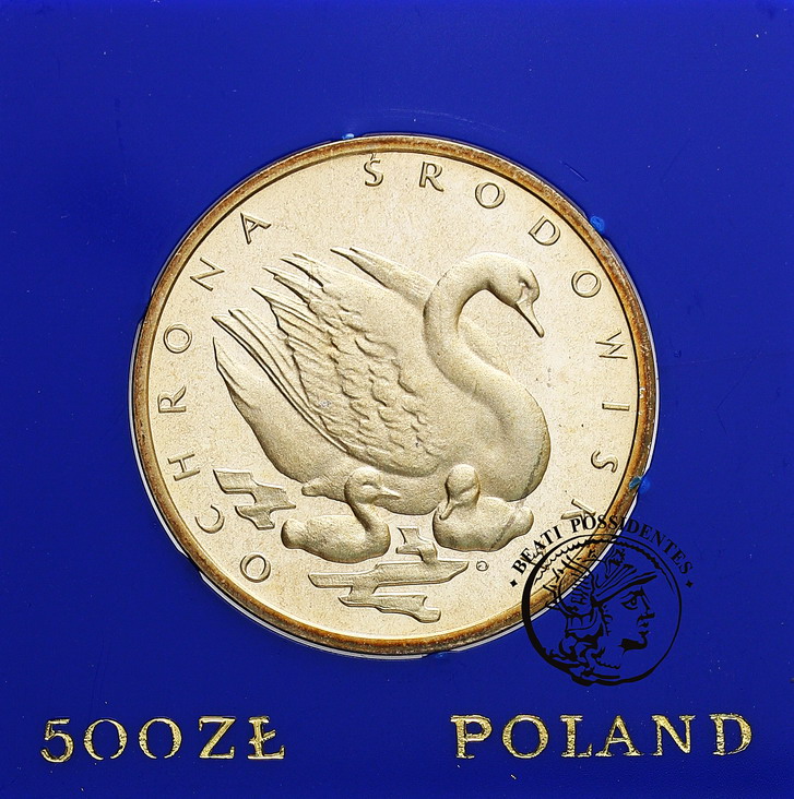 Polska PRL 500 zł 1984 Łabędie st. L / L-