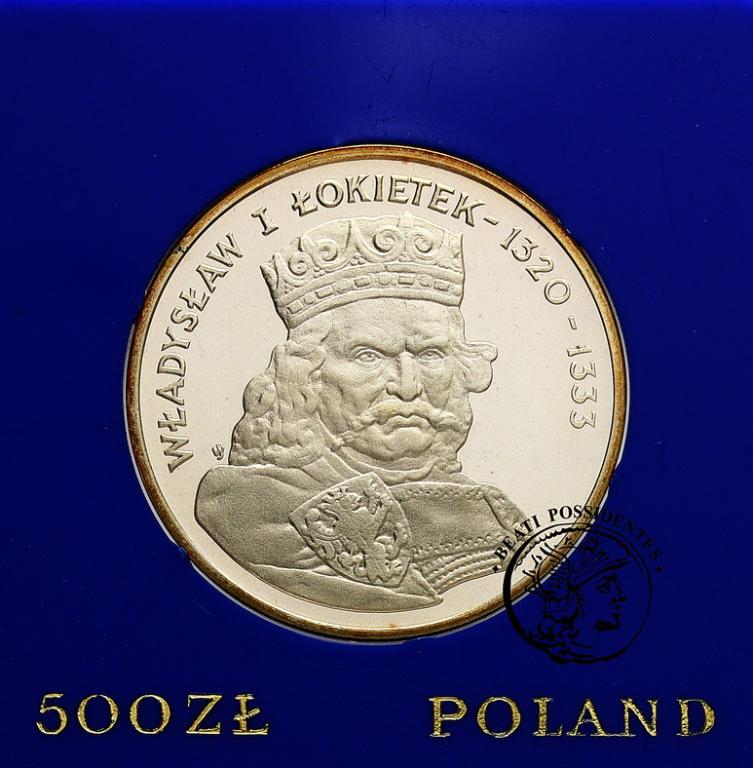 Polska PRL 500 zł 1986 W. Łokietek st. L