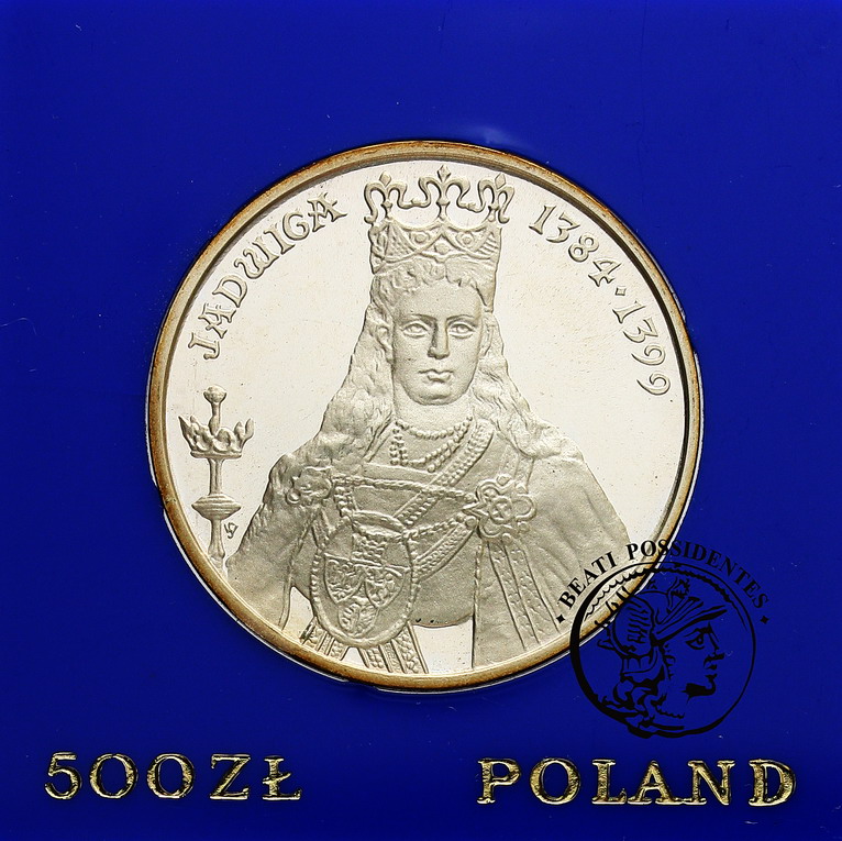 Polska PRL 500 zł 1988 Jadwiga st. L/L-