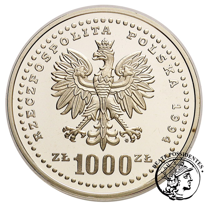 Polska III RP 1 000 zł 1994 FIFA st. L / L-