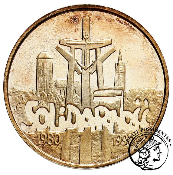 100 000 zł 1990 Gruba Solidarność st. L/L-