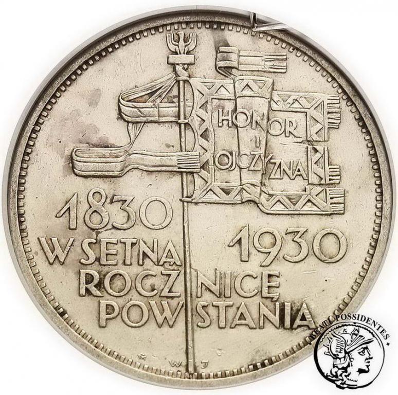 II RP 5 złotych 1930 Sztandar GCN VF 35