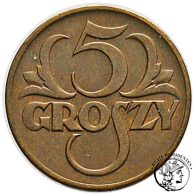 II RP 5 groszy 1923 st. 3+