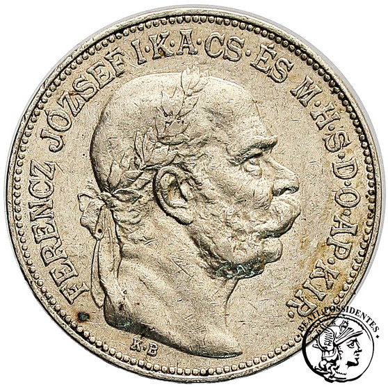 Węgry 2 korony 1914 F.J. I st. 3