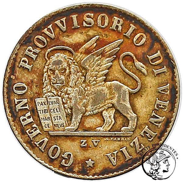 Italia Wenecja 15 centesimi 1848 Rewolucja st.3