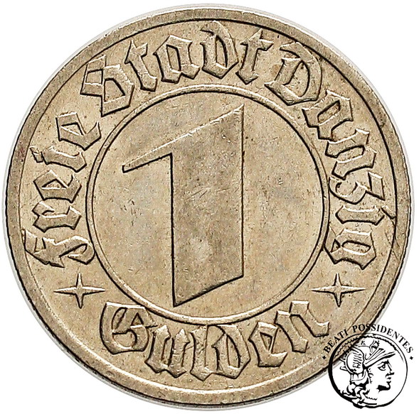 Polska W.M. Gdańsk 1 Gulden 1932 st.2-/3+