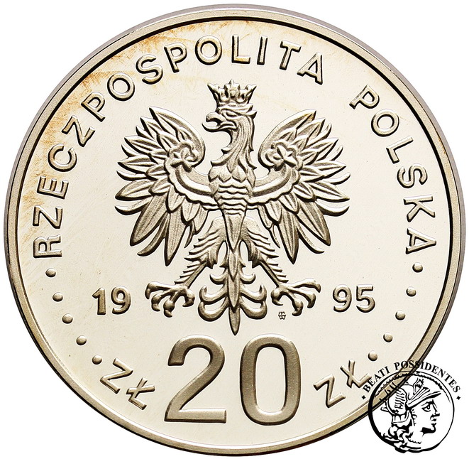 III RP 20 zł Mikołaj Kopernik 1995 st.L/L-