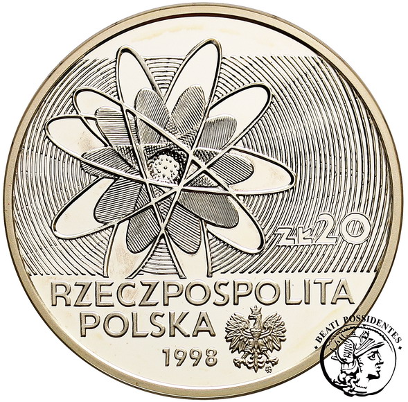 III RP 20 zł Polon i Rad 1998 st.L
