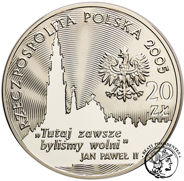 III RP 20 zl Jasna Góra 2005 st.L
