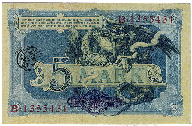 Niemcy 5 Marek 1904 st. 1