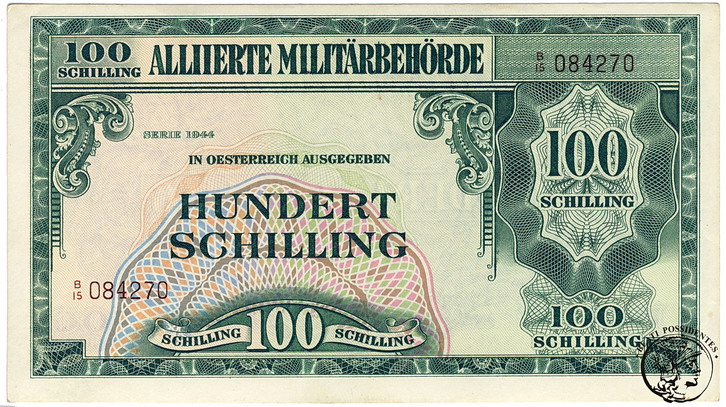 Austria 100 Szylingów 1944 st. 2