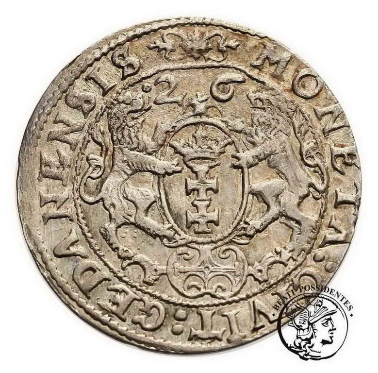 Zygmunt III Waza ort gdański 1626 st. 3+/2-