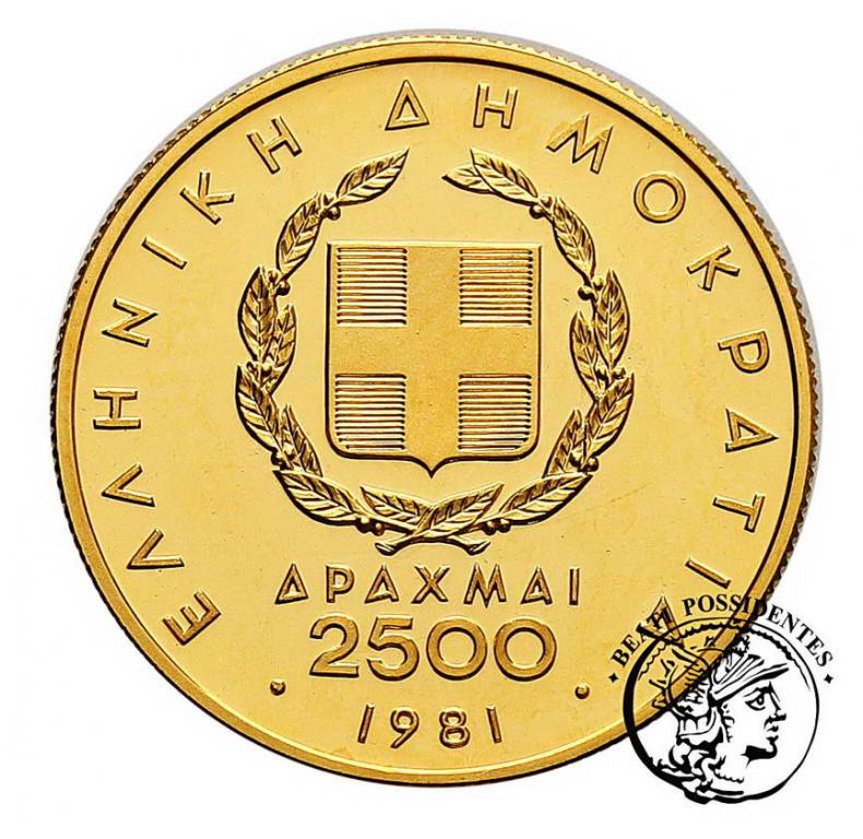 Grecja 2500 Drachm 1981 st. L-