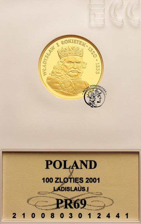 III RP 100 zł 2001 Władysław Łokietek GCN PR69
