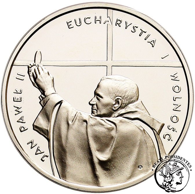 III RP 10 zł 1997 JP II Eucharystia st. L