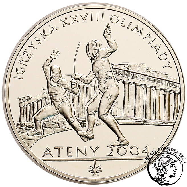 III RP 10 zł 2004 Ateny st. L