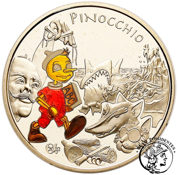Francja 1 1/2 Euro 2002 Pinokio st. L
