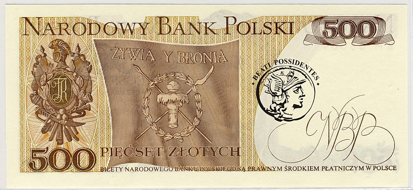 500 złotych 1979 seria BH st. 1