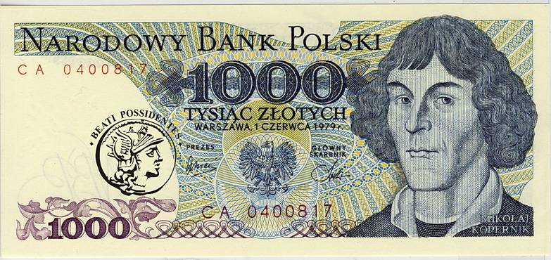 1000 złotych 1979 seria CA st. 1