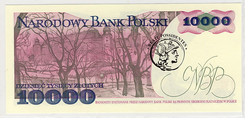 10 000 złotych 1988 seria DA st. 1