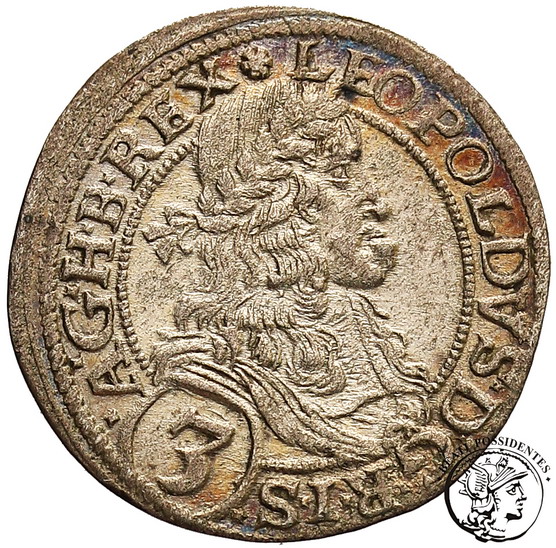 Austria 3 krajcary 1670 st. 3
