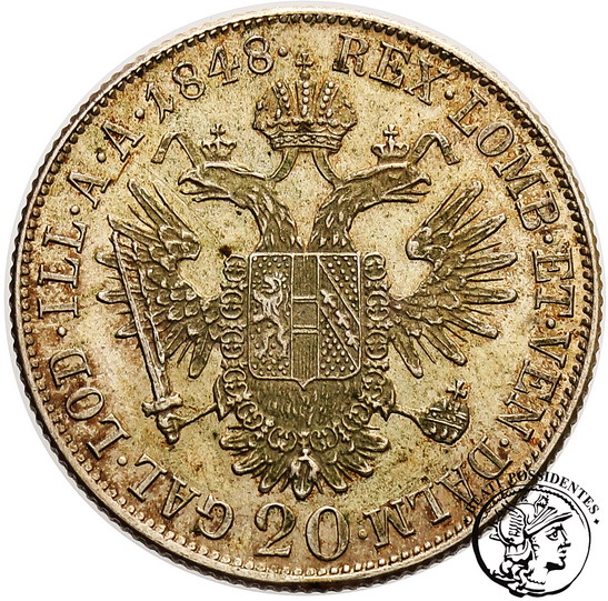 Austria 20 krajcarów 1848 A st. 2