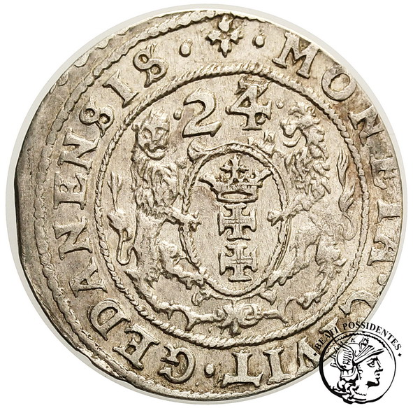 Zygmunt III Waza ort gdański 1624/3 st. 2-