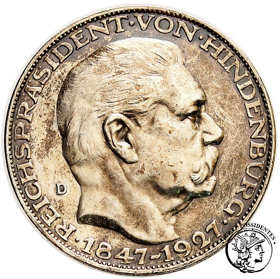 Niemcy Medal Hindenburg 1927 st. 3