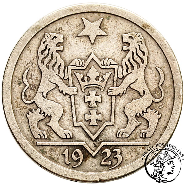 Polska Wolne Miasto Gdańsk 2 Guldeny 1923 st. 3