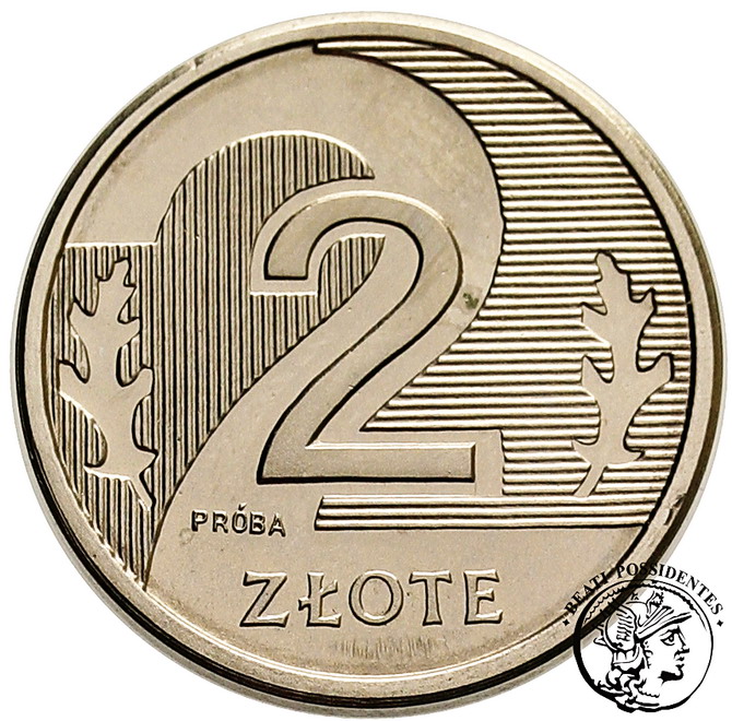Polska III RP PRÓBA 2 złote 1994 Nikiel st.1